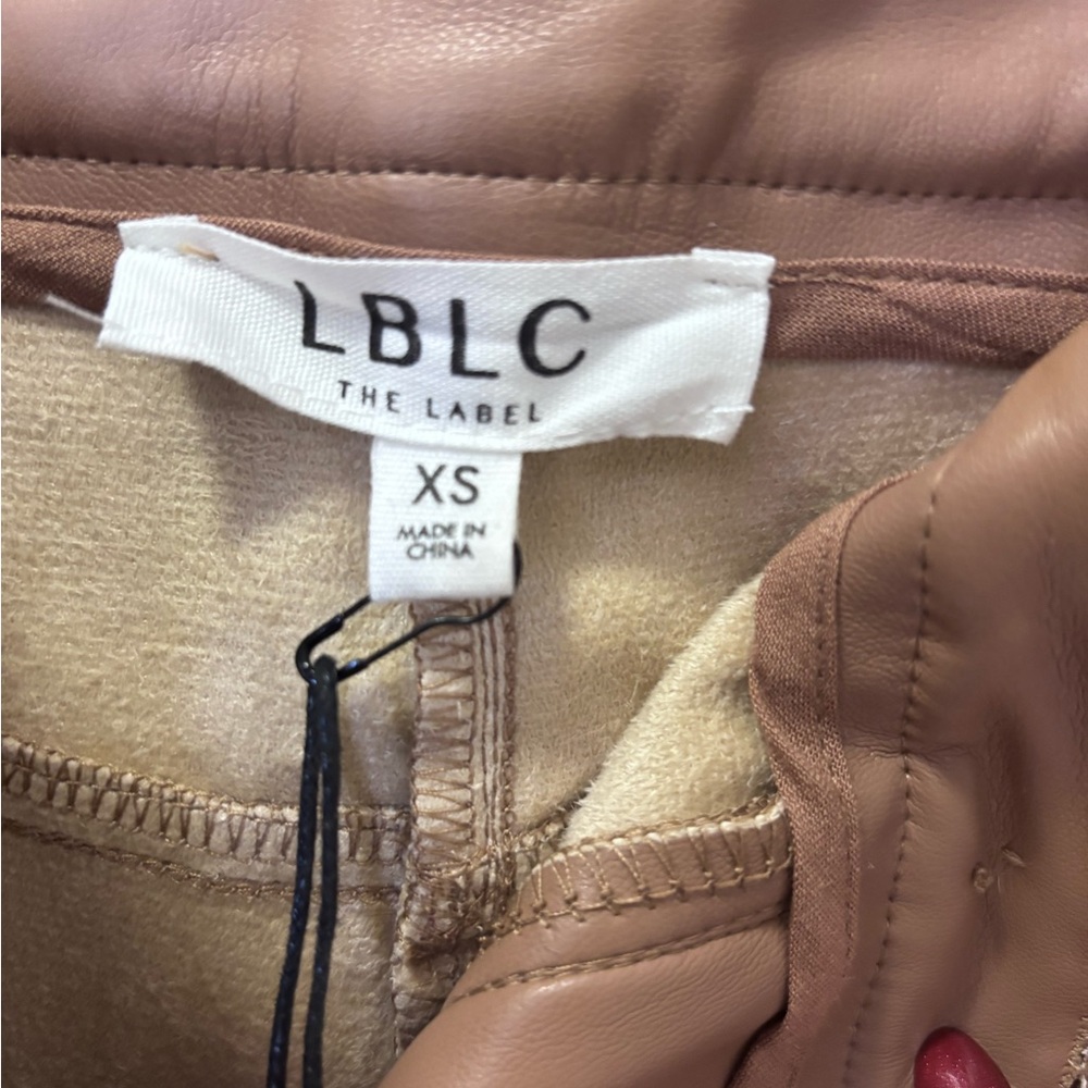 LBLC the Label Women's Leather Jacket in Tan